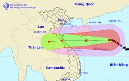 Bão số 8 chỉ cách Hoàng Sa 230km, gió giật cấp 15