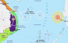 Bão số 10 giảm cấp, sẽ suy yếu thành áp thấp nhiệt đới khi vào bờ