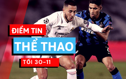 Điểm tin thể thao tối 30-11: Hazard nghỉ trận gặp Shakhtar, cầu thủ Wolverhampton bị nứt hộp sọ