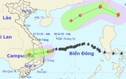 Áp thấp nhiệt đới trên biển Quảng Ngãi đến Phú Yên, miền Trung gió mưa