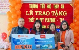 Hoàn tất trao tặng 100 Rạp Phim Trường Em do FPT Play và TCL tổ chức