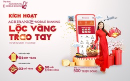 Cơ hội trúng 1 lượng vàng khi ‘Kích hoạt Agribank E-Mobile Banking’