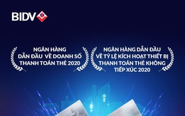 Thanh toán thẻ BIDV được VISA trao hai giải thưởng