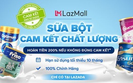 Lazada triển khai chương trình 'Sữa bột cam kết chính hãng'