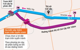 Xây thêm một trạm thu phí trên đường tránh Cai Lậy, thu phí riêng biệt 2 đường