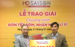 Trúng thưởng 30 triệu đồng khi vay tiêu dùng với HD SAISON