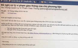 Nhận email từ Cục CSGT báo lỗi vi phạm giao thông? Chắc chắn bẫy lừa!