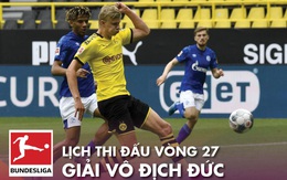 Lịch trực tiếp vòng 27 Bundesliga hôm nay 23-5