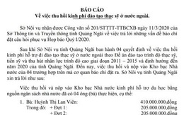 Du học được chi 10 tỉ nhưng không về, con 4 quan chức mới trả lại 1,1 tỉ