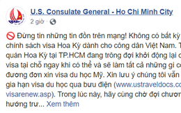 Mỹ bác tin đồn ngừng cấp visa cho du học sinh Việt Nam từ ngày 1-7