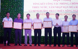 Xâm mặn cao hơn  2016 nhưng giảm bớt thiệt hại nhờ chủ động