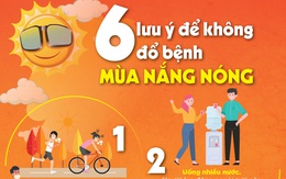 6 lưu ý để không đổ bệnh mùa nắng nóng