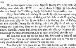 Xác minh thông tin một công dân Quảng Trị bị đánh đập và tạm giam tại Lào