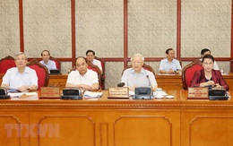 Bộ Chính trị làm việc với Ban Thường vụ Thành ủy Cần Thơ