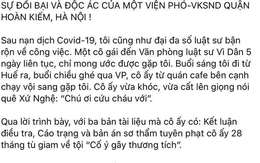 Viện KSND tối cao đang điều tra vụ 'phó viện trưởng Viện KSND quận Hoàn Kiếm bị tố cáo'