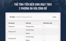 Thử tính tiền điện sinh hoạt theo 2 phương án vừa công bố