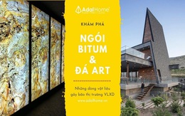 Vật liệu xây dựng độc lạ: ngói bitum phủ đá - đá Art ốp tường