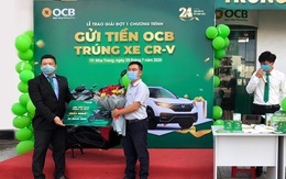 OCB trao giải đợt 1 chương trình 'Gửi tiền OCB - trúng ô tô CR-V'