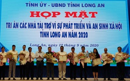 Long An tri ân những người đóng góp phát triển an sinh xã hội