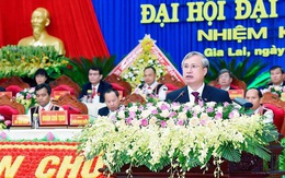 Thường trực Ban Bí thư Trần Quốc Vượng dự đại hội Đảng bộ tỉnh Gia Lai