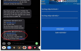 Làm theo tin nhắn quen dùng của ngân hàng, mất bay hàng chục triệu