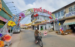 Tân Châu của An Giang mở phố đi bộ gần 250m cho bà con vui tết