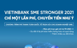 VietinBank SME Stronger 2021 - Chỉ một lần phí, chuyển tiền như ý