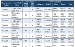 Mỹ: Tiền đã trả cho tin tặc năm 2021 nhiều hơn 10 năm qua gộp lại