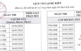 TP.HCM: chuyển lịch thi chứng chỉ ngoại ngữ năm 2021 sang 2022