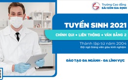 Cao Đẳng Sài Gòn Gia Định thông báo tuyển sinh 2021