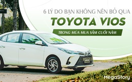 6 lý do bạn không nên bỏ qua Toyota Vios trong mùa mua sắm cuối năm