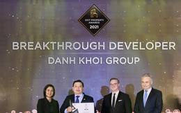 Danh Khôi nhận giải thưởng Nhà phát triển bất động sản đột phá 2021