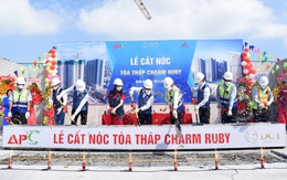 DCT Partners tổ chức lễ cất nóc tháp Charm Ruby thuộc khu phức hợp Charm City Bình Dương