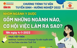 Tối 4-1 tư vấn trực tiếp: Nhóm ngành y dược gồm những ngành nào, cơ hội việc làm ra sao?