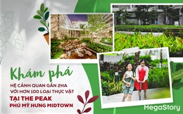 Khám phá hệ cảnh quan gần 2ha với hơn 100 loại thực vật tại The Peak Phú Mỹ Hưng Midtown