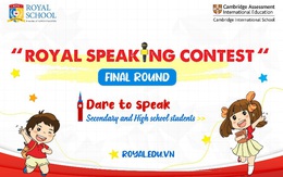 Gay cấn vòng Chung kết cuộc thi Hùng biện tiếng Anh tại Royal School