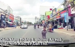 Cậu học trò lớp 4 khoanh tay, cúi đầu cảm ơn tài xế nhường đường khiến dư luận xúc động