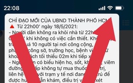 Không có chuyện TP.HCM cấm dân ra khỏi nhà từ 22h đến 5h sáng hôm sau