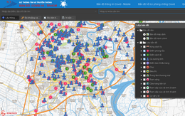 Xem trực tuyến bản đồ tình hình dịch bệnh COVID-19 tại TP.HCM