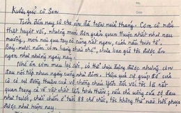 Ông cụ 88 tuổi viết thư cảm ơn: 'Chưa bao giờ tôi được ăn ngon như những ngày này'