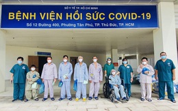 Thêm 10 bệnh nhân nặng ở Bệnh viện hồi sức COVID-19 được xuất viện