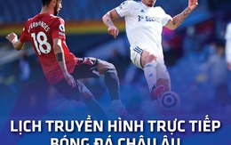 Lịch trực tiếp bóng đá châu Âu 14-8: Man United, Chelsea, Real và PSG ra sân