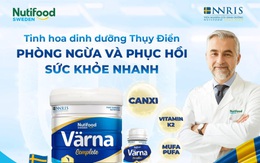 Nutifood Thụy Điển ra mắt sữa dành riêng cho người lớn tuổi Việt