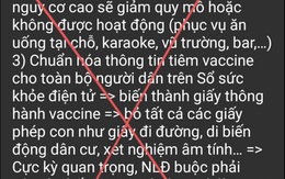 'Hà Nội sống chung với COVID-19 kể từ ngày 15-9' là tin giả