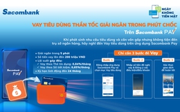 Chủ thẻ Sacombank được vay nhanh và trả góp với lãi suất hấp dẫn