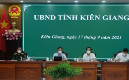 Làm việc với Phó thủ tướng: Kiên Giang phấn đấu đến 25-9 kiểm soát dịch COVID-19