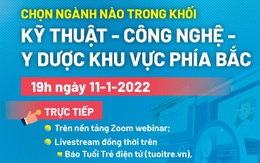 19h tối nay 11-1: Tư vấn 'Chọn ngành nào trong khối kỹ thuật - công nghệ - y dược khu vực phía Bắc'