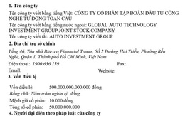 'Siêu doanh nghiệp' 500.000 tỉ đồng giải thể vì cổ đông không góp đủ vốn