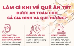 Về quê ăn Tết: Cần làm gì để an toàn phòng dịch cho gia đình và quê hương?