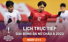 Lịch trực tiếp tuyển nữ Việt Nam gặp Hàn Quốc ở Giải châu Á 2022